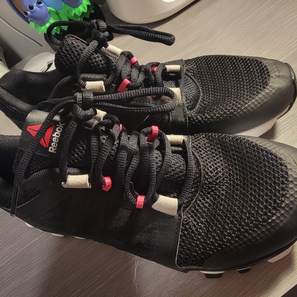Reebok Black and Red Athletic Shoes